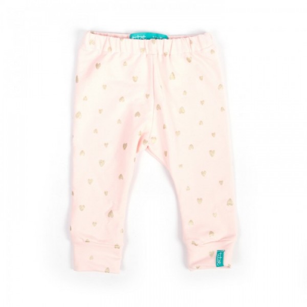 Hlačke Titot Pink Hearts 12-18m